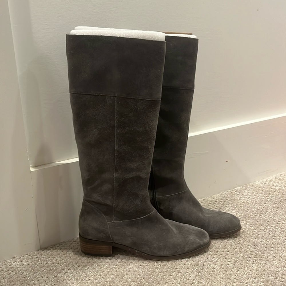 Sole Society Carlie Knee High Suede Boots